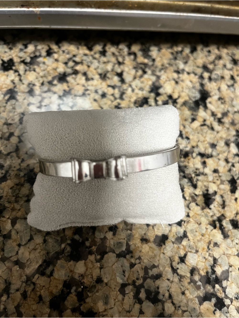 Kate Spade Silver Bow Women's Bangle Bracelet